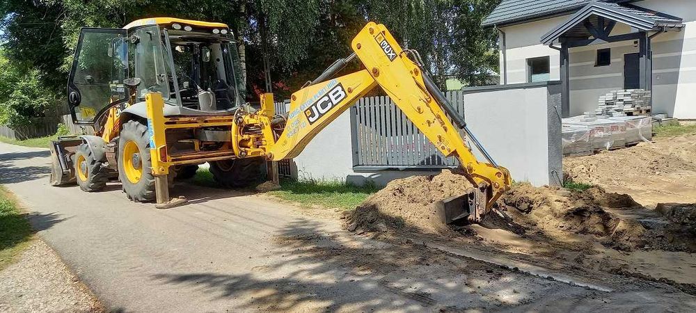 Usługi, wynajem  minikoparki ,koparko-ładowarka ,wywrotka