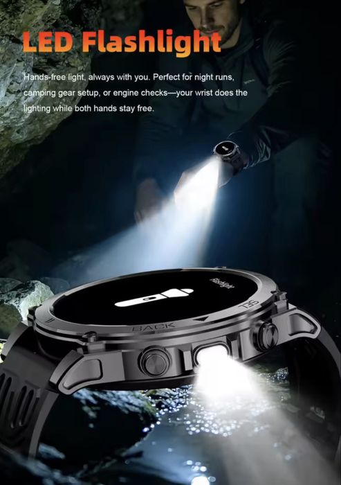 Smartwatch T-RX4 Ultra GPS Integrado NOVO