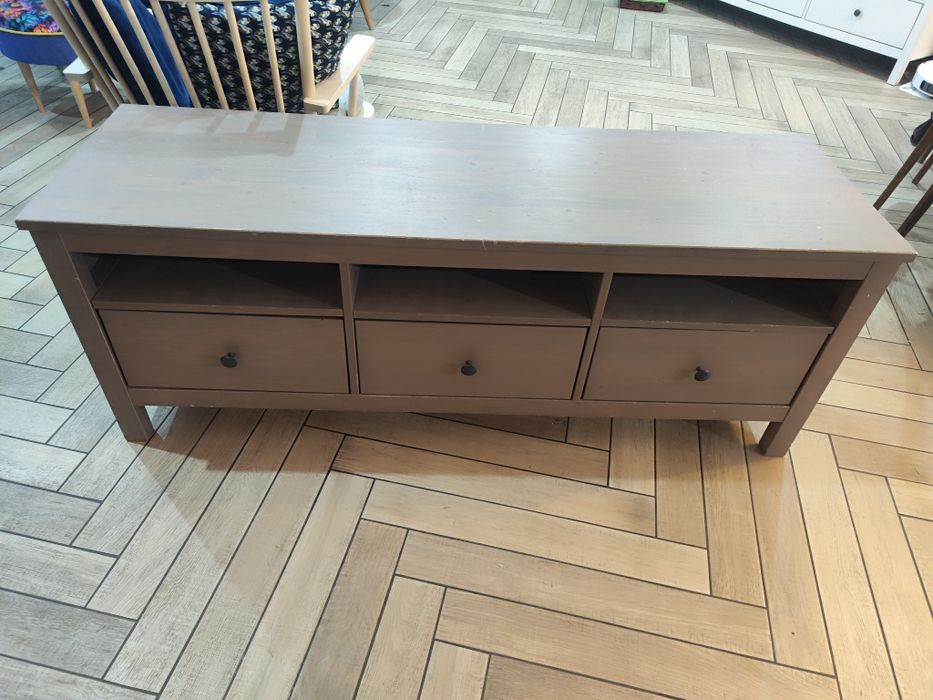 IKEA Szafka komoda Hemnes RTV pod telewizor Szara 148