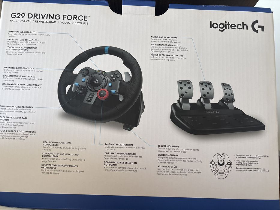 Volante Logitech G29 Driving Force + Pedais
