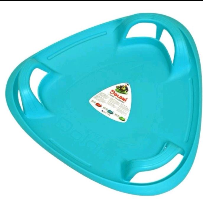 Дитяча зимова льодянка для снігу санки дитячі сани тарілка з ручками д