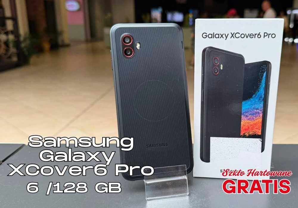 Samsung Galaxy XCover6 Pro | 6/128 GB | POWYSTAWOWY | Czarny | szkło GRATIS |