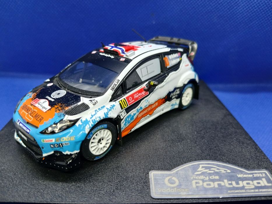 Miniatura  1/43 Ford Fiesta RS WRC Vencedor do Rally  de Portugal 2012