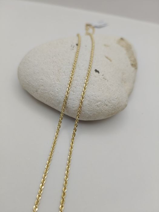 Złoty Łańcuszek Kordel 50cm Pr.585 Nowy Zapraszamy