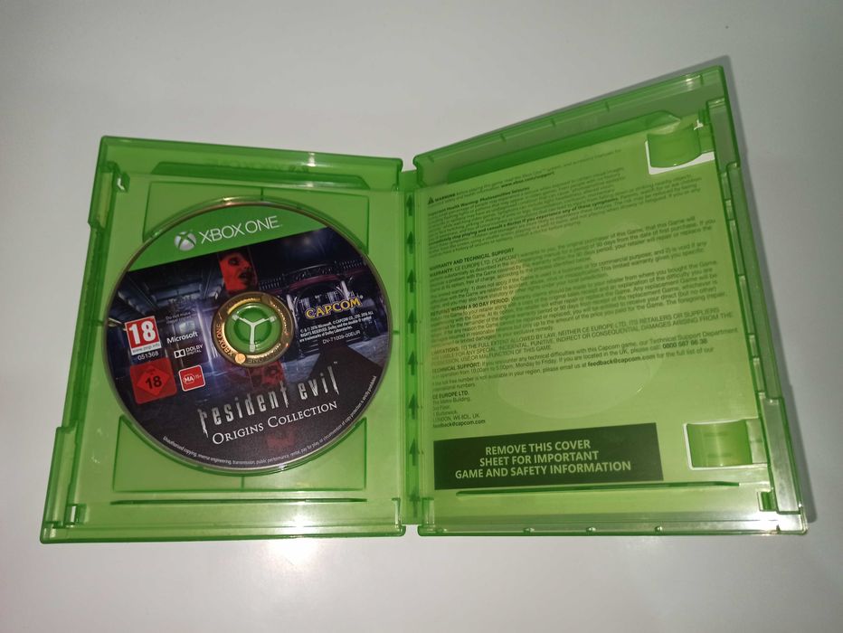 xbox one RESIDENT EVIL ORIGINS COLLECTION 2 gry na płycie resident 0+1