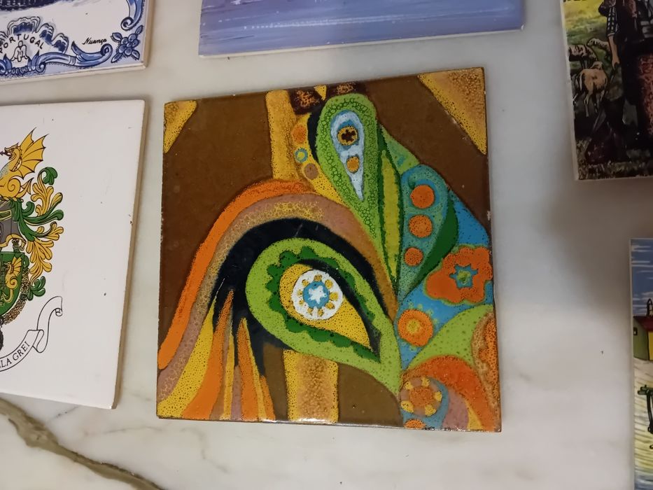 Conjunto de 10 Azulejos Antigos Diversos