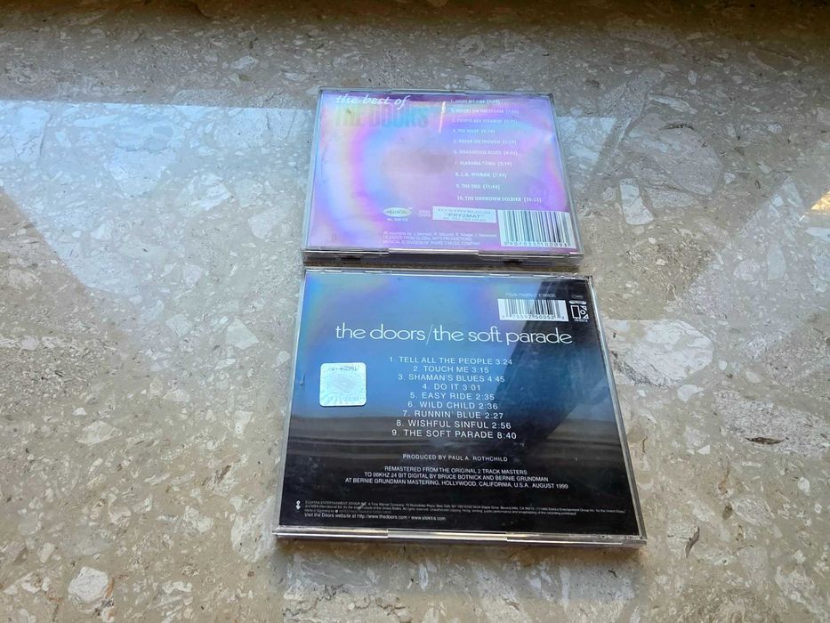 2 płyty CD The Doors : The Best Of, The soft parade, cena za komplet