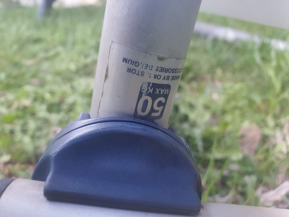 Bagażnik na e bike do przyczepy kempingowej  na dyszel 50kg