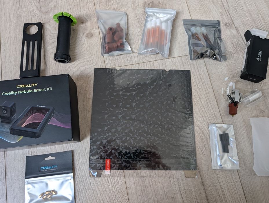 doinwestowana durkarka 3D Creality Ender 3 V3 KE + dodatki i klipper