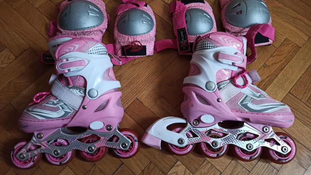 Ролики для детей, регулируемый размер 31-34