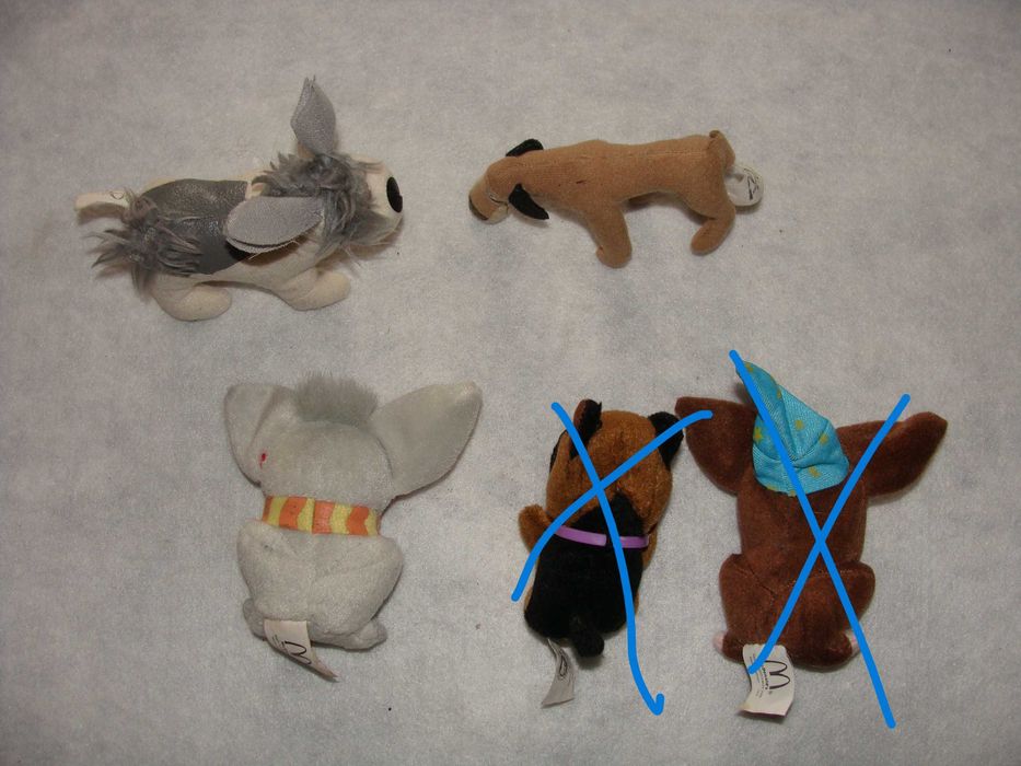 Peluches Pequenos McDonalds