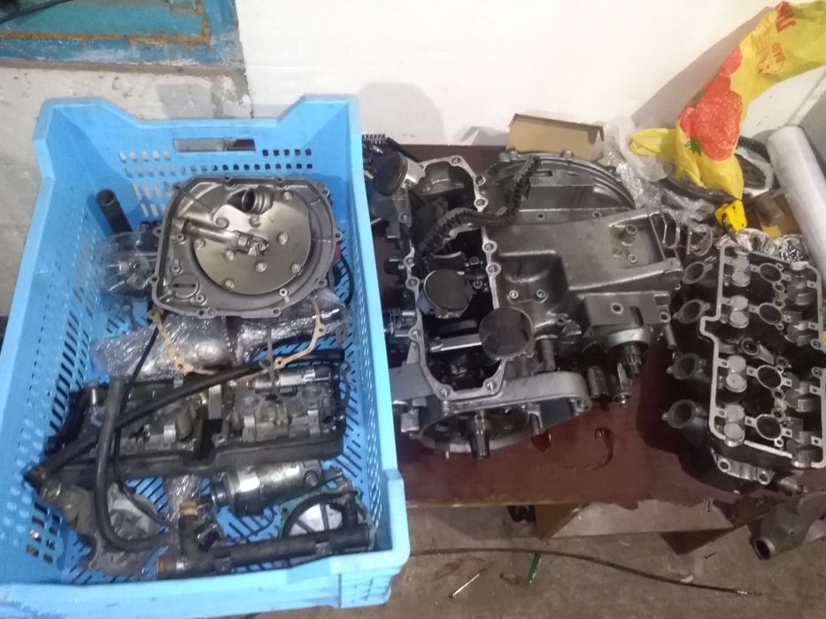 Разбор мотора двигателя Kawasaki zzr кавасаки 400 600 мотоциклов