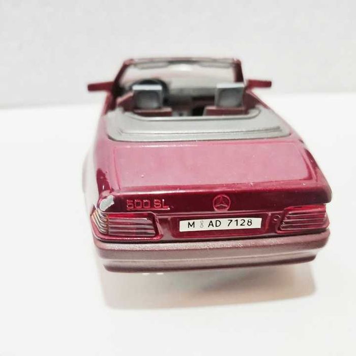 Majorette Mercedes 500 SL bordeaux Made in Portugal
