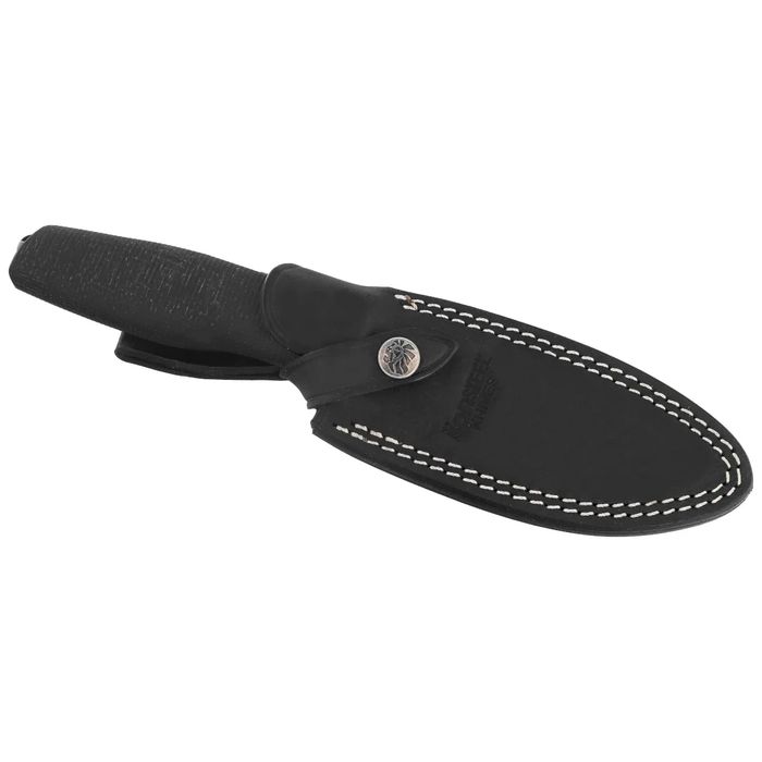 Nóż LionSteel Acha Black Burlap Micarta, Black Stonewashed M390 by Molletta (AH B BLB)