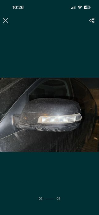 KIA Sorento, Hundai Santa Fe повторювач повороту на дзеркало