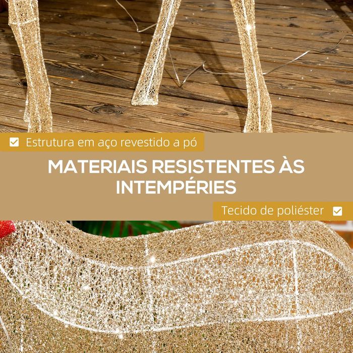 Rene para Decoração com luzes