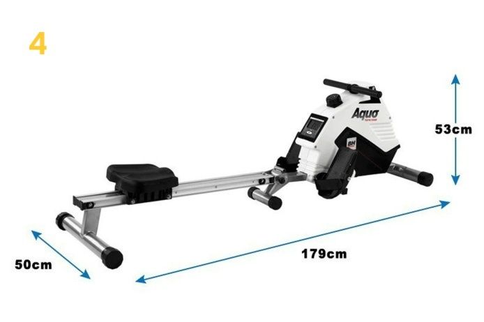 Trenażer / Wioślarz magnetyczny BH FITNESS AQUO R308  Stan Idealny