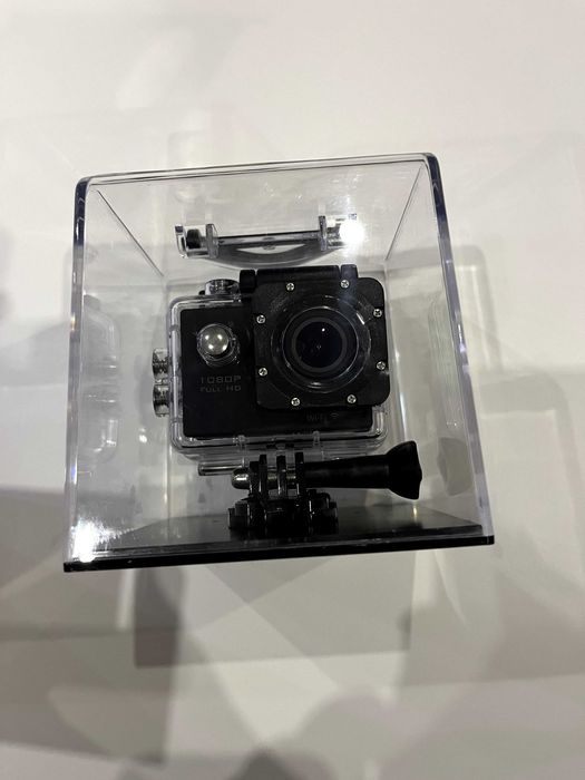 Action Camera Nedis ACAM20BK (ainda na caixa, com acessórios)