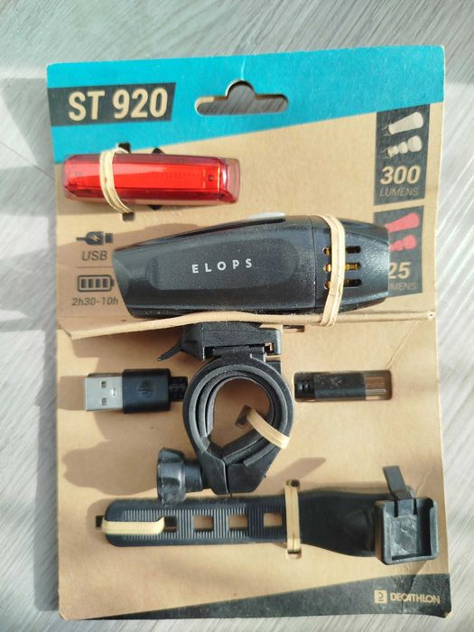 Luzes LED de Bicicleta Frente e Trás ST 920 USB