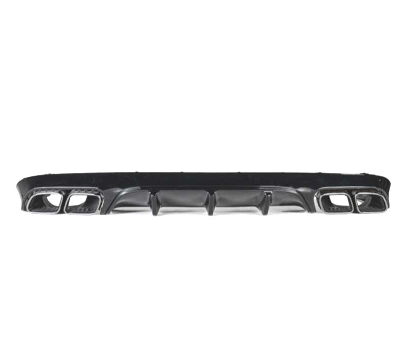 DIFUSOR MERCEDES CLASE E C238 16- AMG PRETO BRILHANTE LOOK E63 + PONTEIRAS ESCAPE