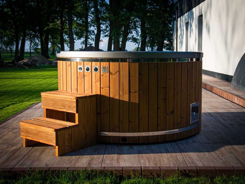 Balia ogrodowa akrylowa JACUZZI HOT TUB opalana drewnem OD PRODUCENTA