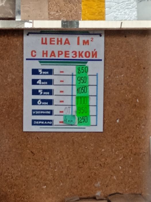 Стекло оконное времён СССР отличное 4 мм