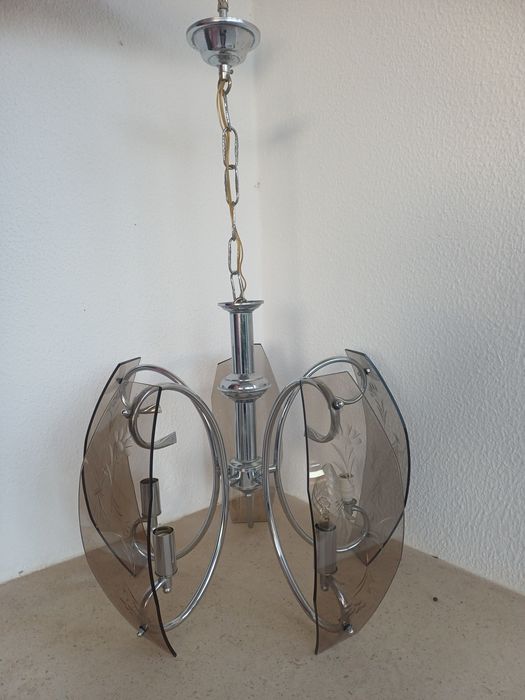 Candeeiro de tecto antigo (impecável)