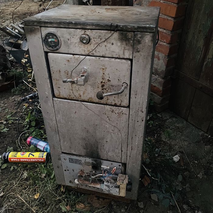Котел советский газовый с автоматикой искра 16