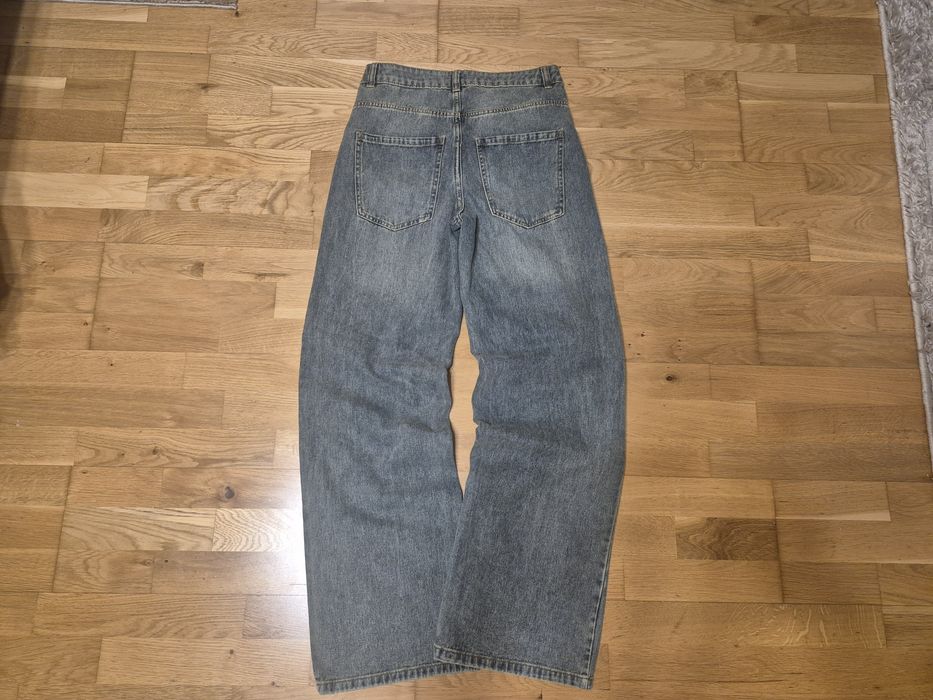 Damskie ciemno niebieskie dżinsy House 32