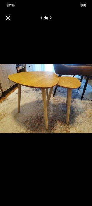 Conjunto 2 mesinhas de centro