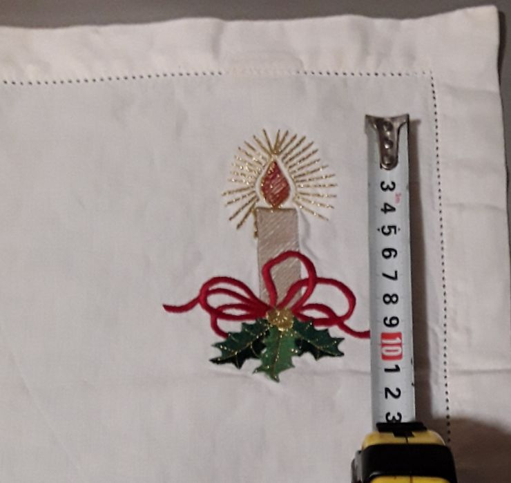 Pano para tabuleiro ou individual de Natal