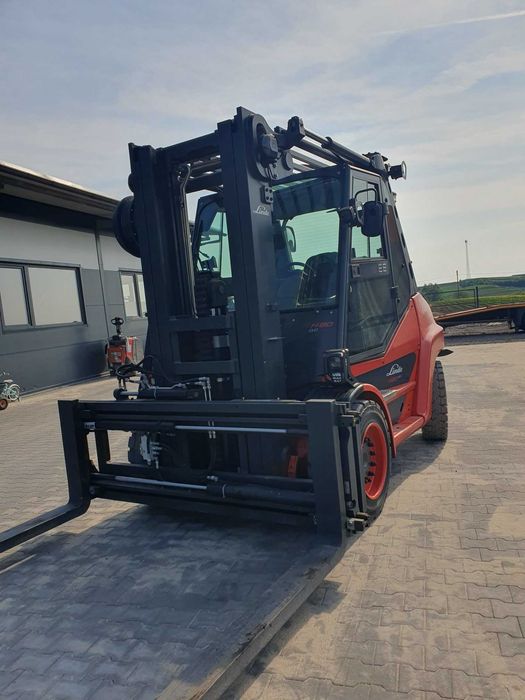 Wózek widłowy LINDE H80T Triplex LPG Chwytak Pozycjoner H70 H60 H100