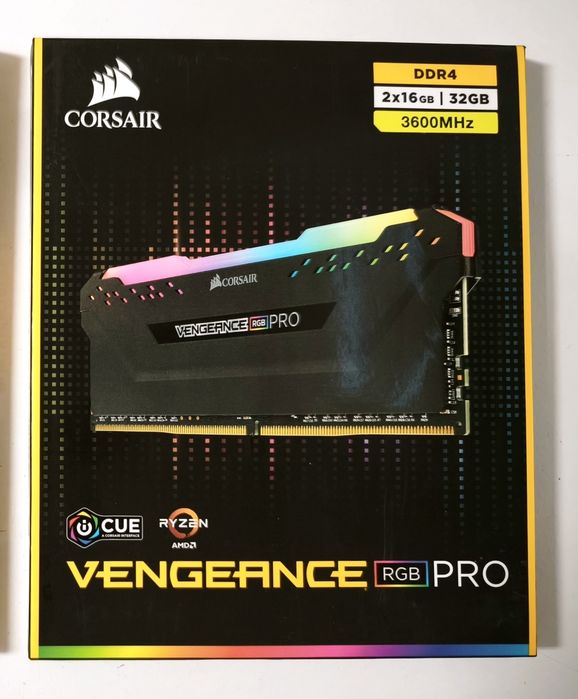 Corsair Vengeance RGB Pro 32gb (2x16) DDR4 3600Mhz CL18 (com garantia)
