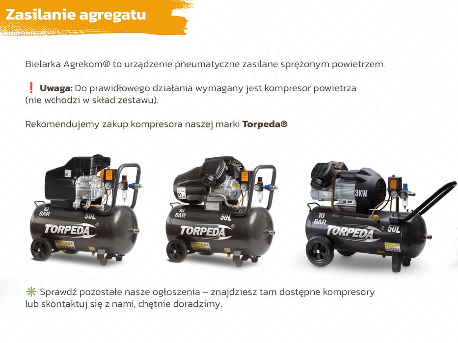 AGREGAT Do Bielenia I Dezynfekcji 18L Części sprzęt rolniczy wapno