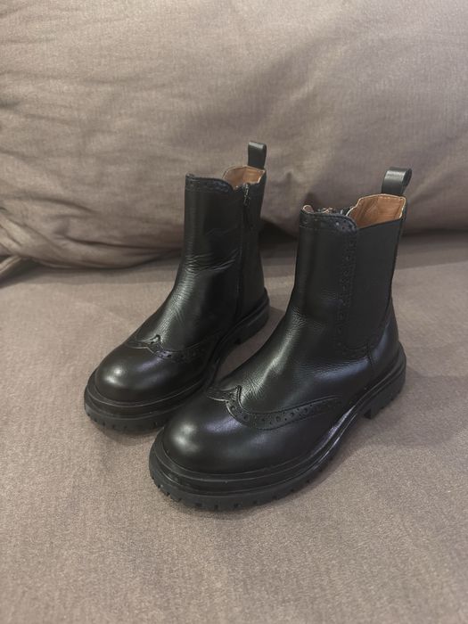 Продам ботинки кожа zara