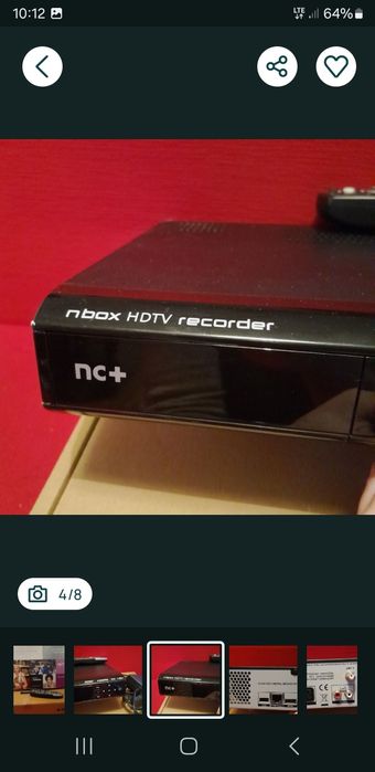 Dekoder ITI 5800SX nc+ HD cyfrowa nagrywarka