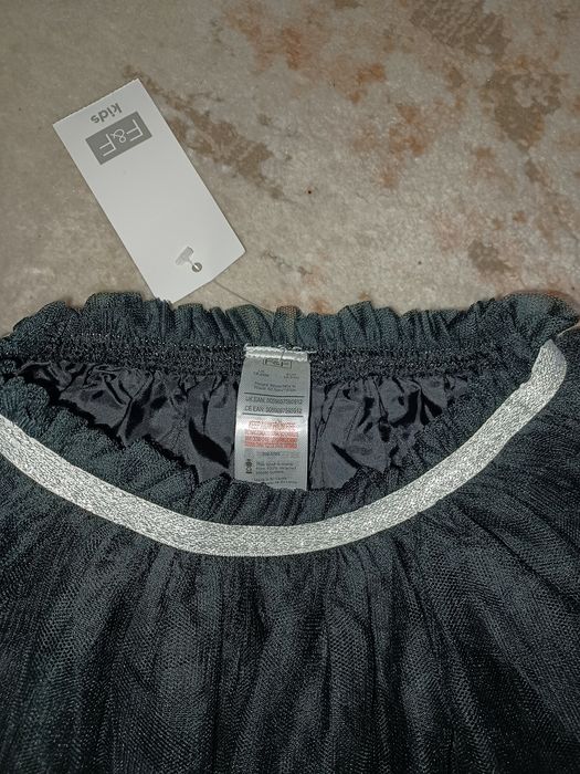 Spódnica czarna nowa tiulowa 86-92
