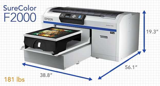 Epson F2000 Surecolor DTG Nova cabeça de impressão + limpeza de cabeça