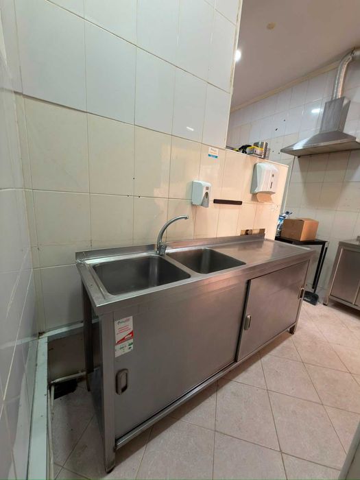 Pia Inox Industrial 2 Cubas