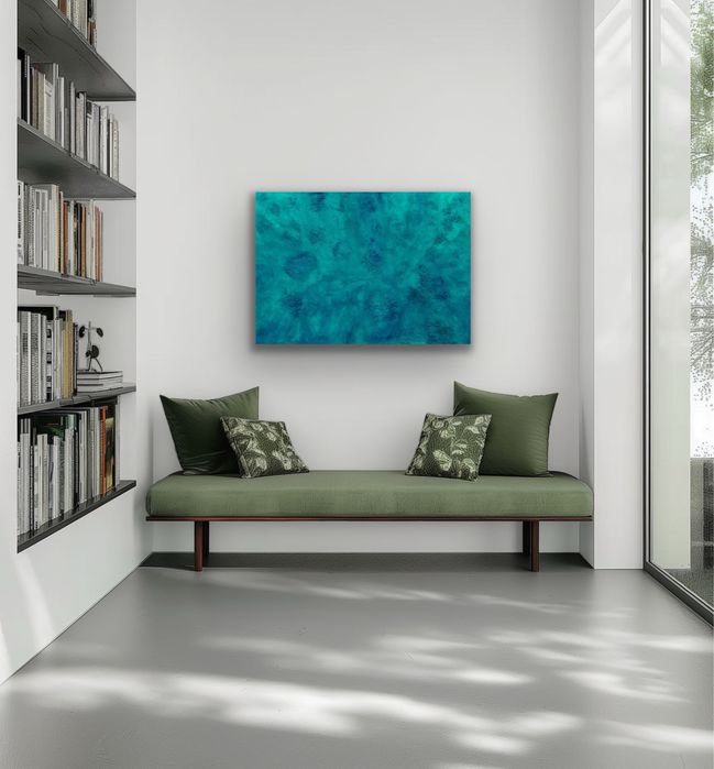 Pintura a óleo 100x70 cm  - Abstract painting by ABM
