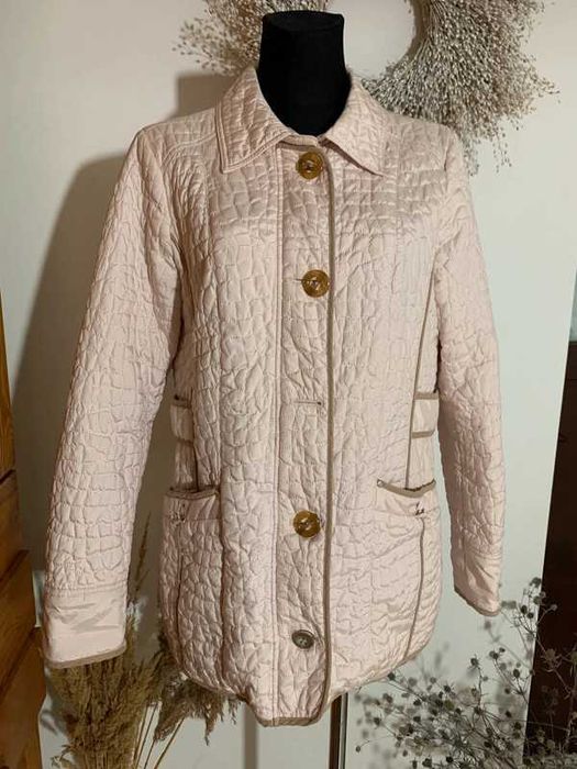 Wiosenna kurtka pudrowy róż L