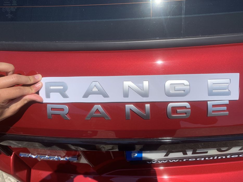 Conjunto de letras range rover