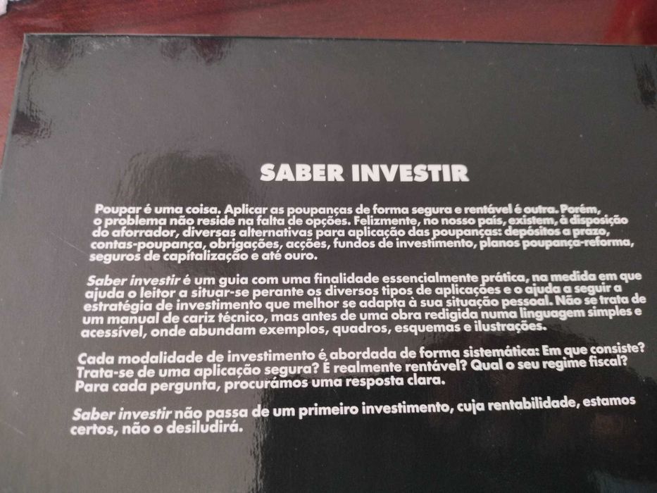 Livro Saber Investir - Deco