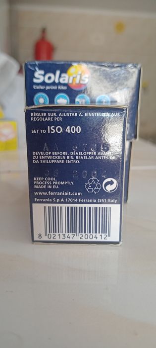 Фото плівка Ferrania Solaris 400 на 24 кадра