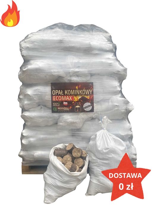 Brykiet drzewny w workach 500kg Dębowy DARMOWA DOSTAWA