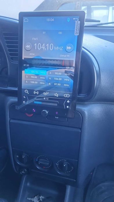 Auto-rádio 1 din estilo tesla 10 Polegadas 4k NOVO