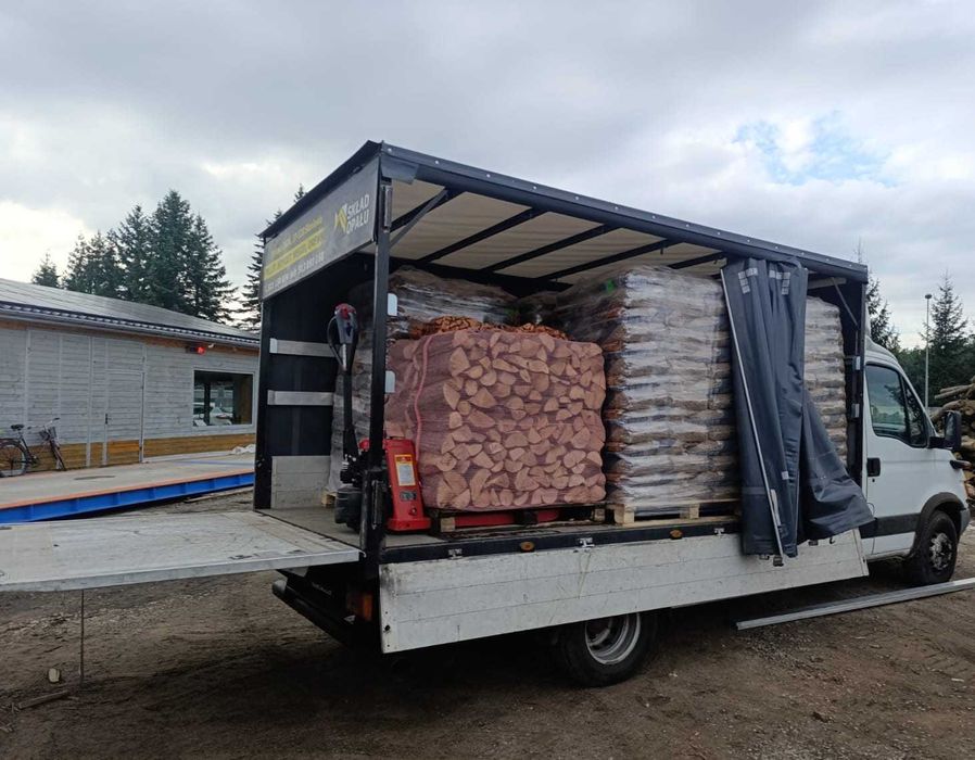 Opał, BUK/GRAB - Drewno kominkowe, pocięte, połupane , Wylewa