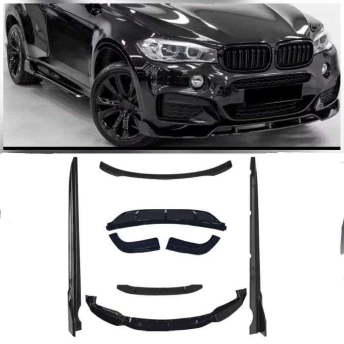 Обвіс Sport Edition BMW X6 F16 (14–19) диффузор спойлер лезвия сплитер