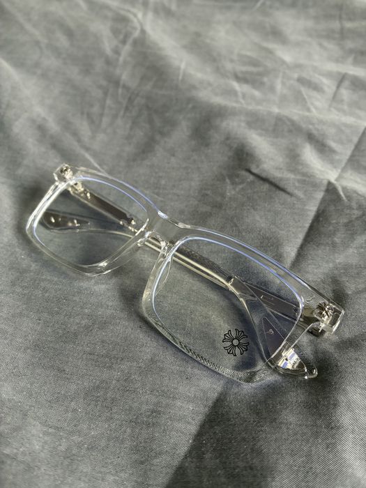 Okulary Chrome Hearts transparentne / przezroczyste oprawki – NOWE