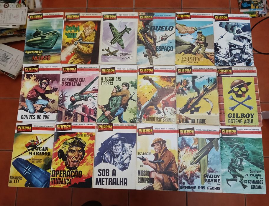 120 Tigre Águia Salgari  M. Aventuras Guerra, Espaço, Policial,